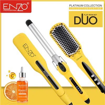 باك انزو ليسور و بوكلور و مشط حراري pack Enzo Duo 3955w - vitamine C